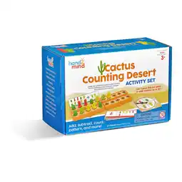 Walmart hand2mind Cactus Counting Activity Set, Counters for Kids Math, Counting and Sorting Toys offer