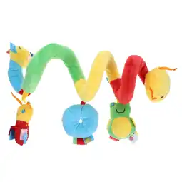 Walmart Masteelf Car, Worm Crib Bed Around Bell Cartoon Infant Spiral Plush Toys for Crib Bed Stroller offer