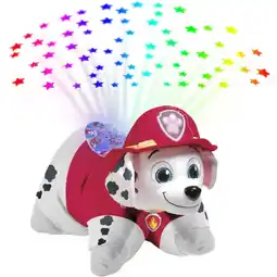 Walmart Pillow Pets Nickelodeon Paw Patrol Marshall Sleeptime Lites Marshall Plush Night Light offer