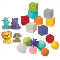 Walmart Infantino Go gaga! Balls, Blocks & Buddies 20 Piece Set Baby Toys 0m+ offer