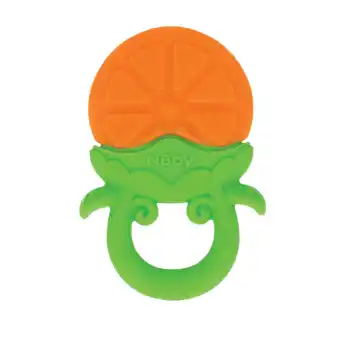 Walmart Nuby Fruity Chews Silicone Teether for Babies, Orange offer
