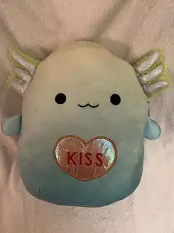 Walmart Squishmallow Official Kellytoy Valentines Plush Toy Animal 12 Inches, Lomo The Axidotl offer