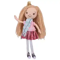 Walmart Hopscotch Lane 13inch Soft Bodied Floppy Doll, Abby, Ages 0+ Months offer