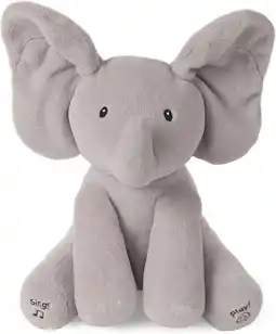 Walmart GUND Baby Animated Flappy The Elephant Stuffed Animal Plush, Gray, 12 offer
