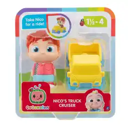 Walmart CoComelon Nicos Truck Cruiser- Nico and a Vehicle Accessory - Toy Vehicles for Toddlers offer