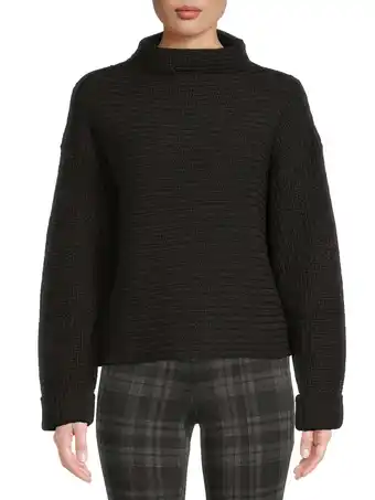 Walmart Time and Tru Women's Horizontal Shaker Knit Sweater offer