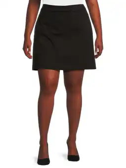 Walmart JMS Just My Size by Hanes Women’s Plus Millennium Skort, Sizes 1X-4X offer