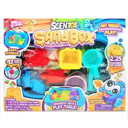 Walmart Scentos Scented No Mess Indoor/Outdoor Easy Store Sand Box Toy - 3+ offer