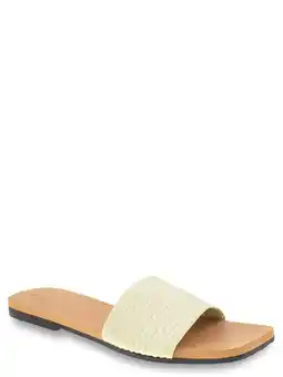 Walmart Time and Tru Women's Woven Slide Sandal offer
