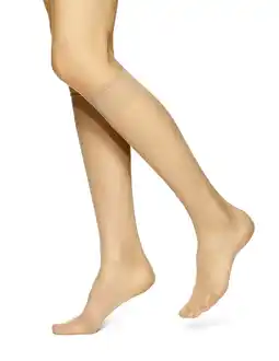 Walmart No nonsense Women's Knee High Pantyhose with Sheer Toe 8 Pair Value Pack Nude Plus offer