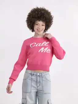 Walmart No Boundaries Conversational Printed Pullover with Long-Sleeves, Midweight, Women’s offer
