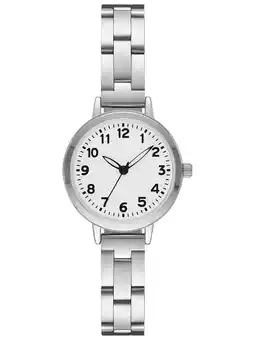 Walmart Time & Tru Women's Wristwatch: Silver Tone Bracelet Watch, Easy Read Dial (FMDOTT084) offer
