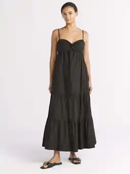 Walmart Free Assembly Women's Twist Front Cotton Maxi Dress, Sizes XS-XXXL offer