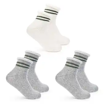 Walmart Fruit of the Loom Relaxing Comfort Quarter Crew Socks for Women, Oatmeal, Sizes 4-10 (3-Pack) offer