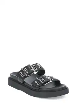 Walmart No Boundaries Women's Buckle Slide Sandals offer