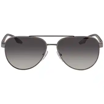 Walmart Prada Linea Rossa Men's Gunmetal Aviator w/ Gradient Lenses - Made in Italy offer