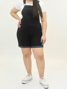 Walmart A3 Denim Women's Plus Size Shortall offer