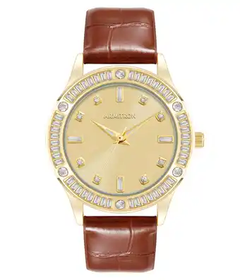 Walmart Armitron Ladies Gold Tone Wristwatch offer