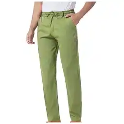 Walmart Tawop Plus Size Pants Fall Clearance Relaxed Casual Trousers Army Green M(Us:6) offer