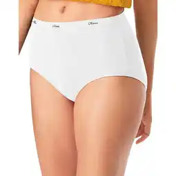 Walmart Hanes Women's Cotton White Brief 10-Pack - PW40WH offer