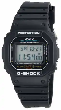 Walmart Casio Adult Men's G-Shock Classic Core Watch DW5600E-1V offer