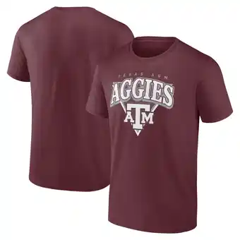 Walmart Men's Fanatics Maroon Texas A&M Aggies Modern Tri T-Shirt offer
