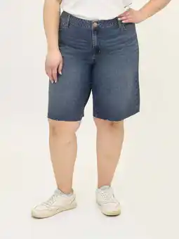 Walmart A3 Denim Women's Plus High Rise Relaxed Bermuda offer