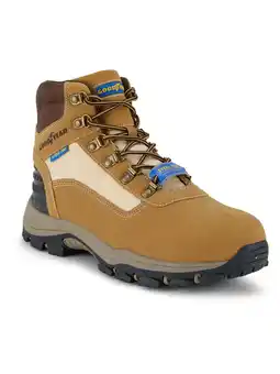 Walmart Goodyear Men's Montana Steel Toe Outdoor Hiker Work Boots offer