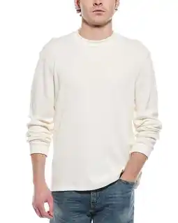 Walmart JOE'S Jeans mens Waffle Knit Thermal Shirt, l, Beige offer