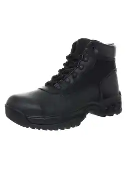 Walmart Ridge Footwear 8003ST Men's Air-Tac Mid Side Zipper Steel Toe Boots - Size 8 offer