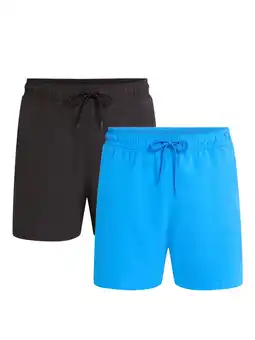Walmart George Men's & Big Men's 2-Pack Swim Trunks, 6 Inseam, Sizes S-3XL offer