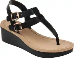 Walmart Journee Women's Bianca T-Strap Wedge Sandals offer