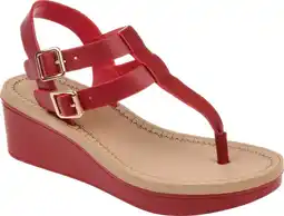 Walmart Journee Women's Bianca T-Strap Wedge Sandals offer