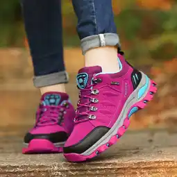 Walmart Tawop Women's Shoes, Women Shoes Slip Resistant Waterproof Sneaker Hot Pink Size 5.5 offer