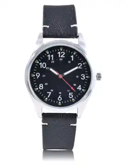 Walmart George Adult Male Analog Watch in Black and Silver Case (42033WMM) offer