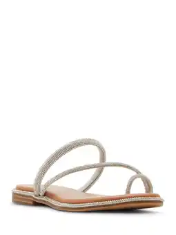 Walmart Madden Girl Women's Spotlight-R Toe Loop Slip On Bling Sandal offer