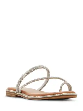 Walmart Madden Girl Women's Spotlight-R Toe Loop Slip On Bling Sandal offer