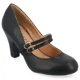 Walmart Journee Womens Windy Round Toe Block Heel Mary Jane Pumps, Widths Available offer