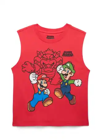 Walmart Super Mario Boys Fashion Tank, Sizes 4-18 offer