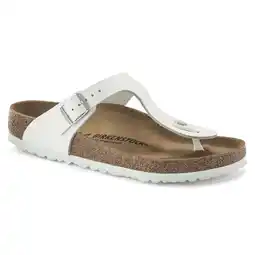 Walmart Birkenstock Gizeh Leather Sandal, 38, White offer