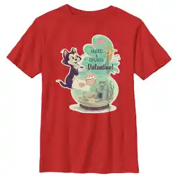 Walmart Boy's Pinocchio Make A Splash Valentine Graphic Tee Red Large offer