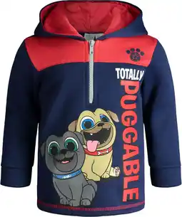 Walmart Disney Puppy Dog Pals Little Boys Half Zip Hoodie Infant to Big Kid offer