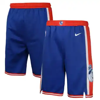 Walmart Youth Nike Blue Sacramento Kings 2024/25 City Edition Swingman Performance Shorts offer