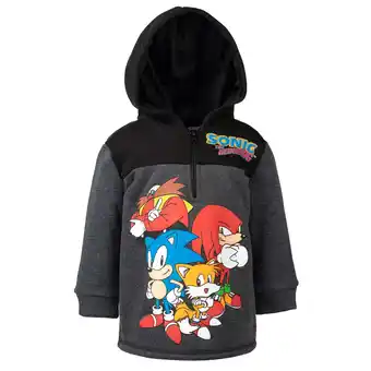 Walmart SEGA Sonic The Hedgehog Toddler Boys Hoodie Toddler to Big Kid offer