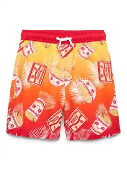 Walmart Maruchan Ramen Boys Palms Graphic Swim Shorts, Sizes 4-12 offer