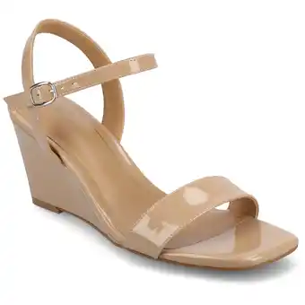 Walmart Journee Womens Clayr Ankle Strap Wedge Sandals offer