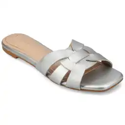 Walmart Journee Womens Arrina Slip On Slide Flat Sandals offer