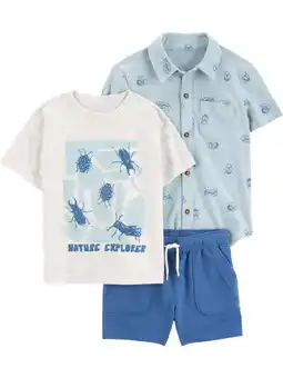 Walmart Carter's Child of Mine Baby and Toddler Boy Outfit Set, 3-Piece, Sizes 12M-5T offer