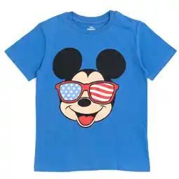Walmart Disney Mickey Mouse July 4th Little Boys T-Shirt Toddler to Big Kid offer