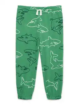 Walmart Wonder Nation Toddler Boys Fleece Jogger Pants, Sizes 12M-5T offer